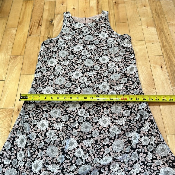 Lila Rose Floral Doible Layer Sheer Dress - Picture 7 of 9